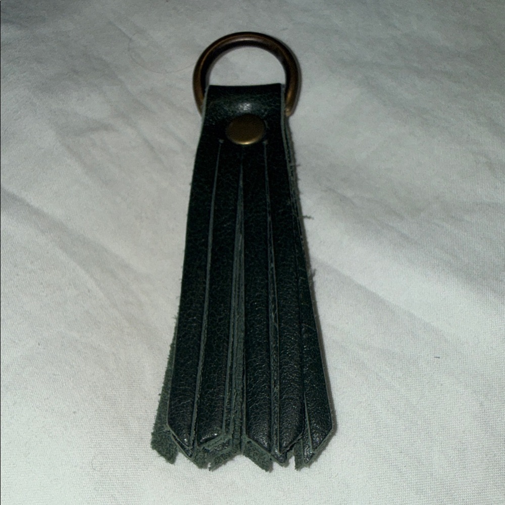 Portland Leather Green Leather Have Key Chain BNWD